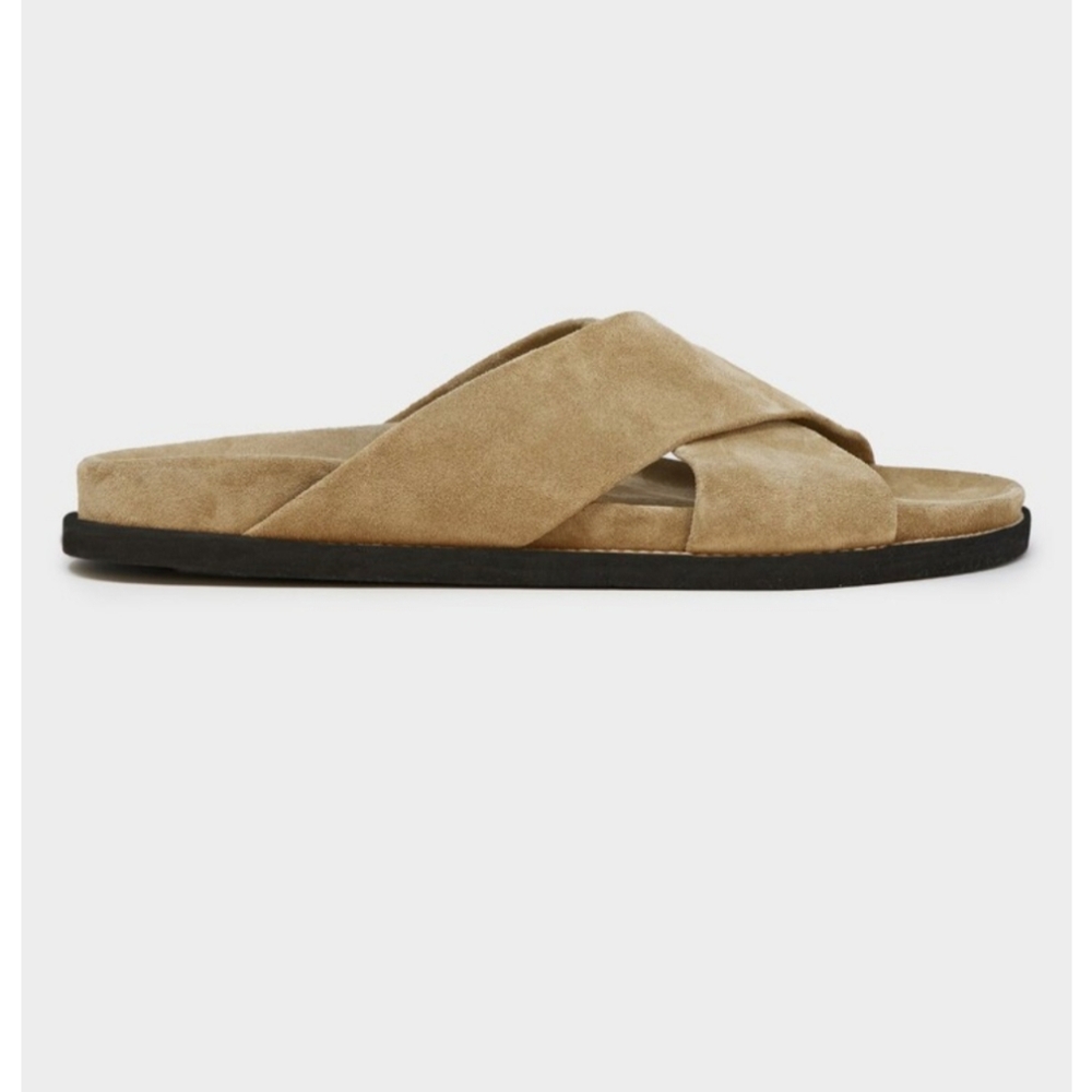 Todd Snyder Suede Crossover Sandal. Made In Italy. Like New With Box. Size 13